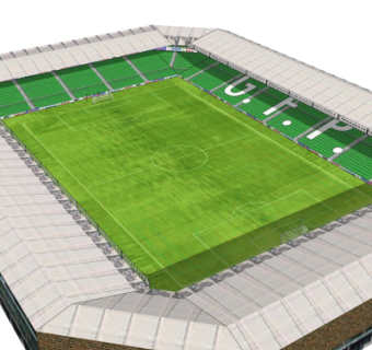 现代体育馆su模型