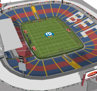 现代体育馆su模型