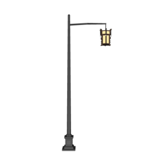 中式路灯su模型