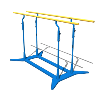 现代户外健身器材su模型
