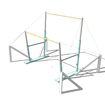 <em>现代户外健身器材</em>su模型