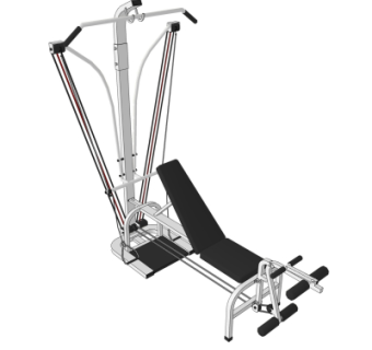 现代健身器材su模型