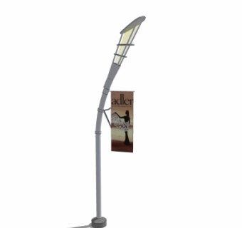 现代户外景观灯su模型