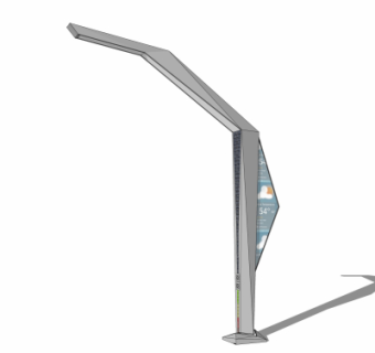 现代户外景观灯su模型