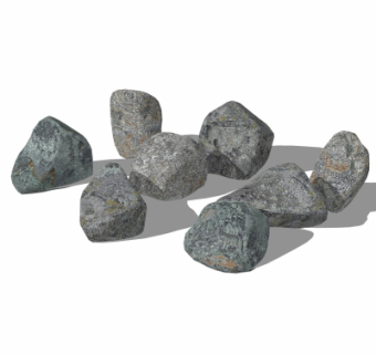 自然风石头su模型