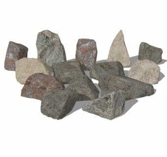 自然风石头su模型