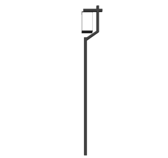 中式路灯su模型