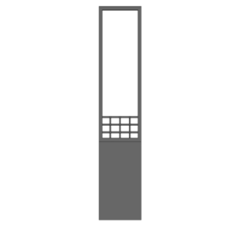 新中式景观灯su模型