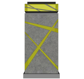 新中式景观灯su模型