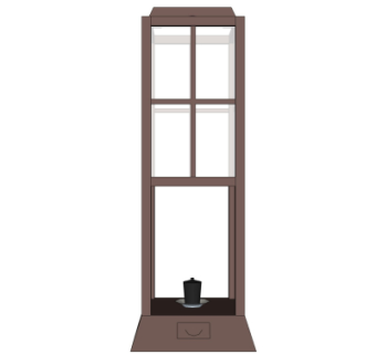 新中式景观灯su模型