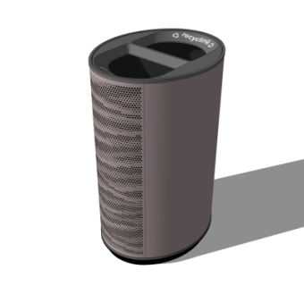 现代垃圾桶su模型垃圾桶su模型