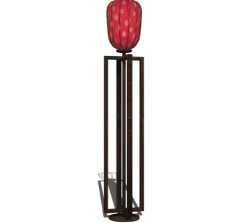 新中式景观灯su模型