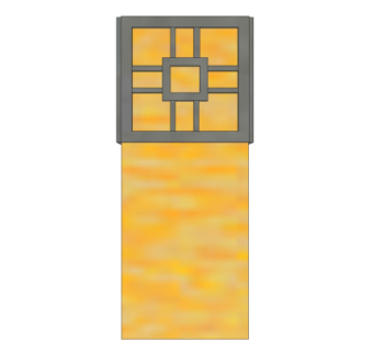 新中式景观灯su模型