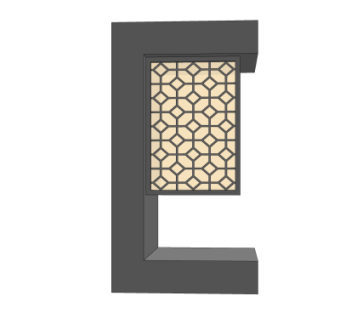 新中式景观灯su模型