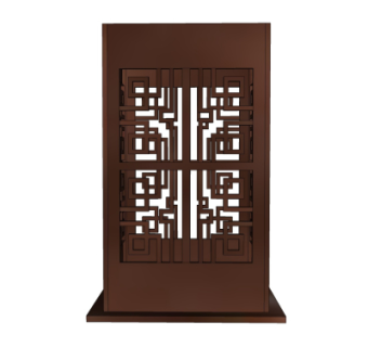 中式落地灯su模型