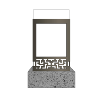 新中式景观灯su模型