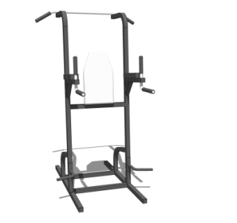 现代健身器材su模型