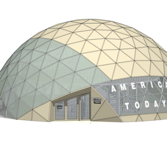 现代美术馆su模型