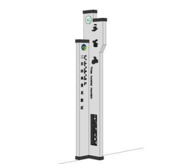 新中式指示牌su模型