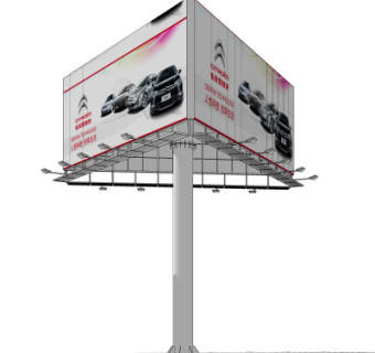 现代广告牌免费su模型