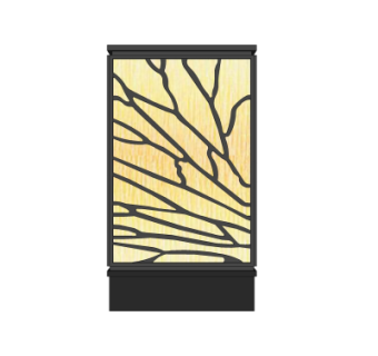 中式草坪灯su模型