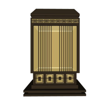 中式草坪灯su模型