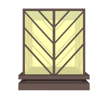 中式草坪灯su模型