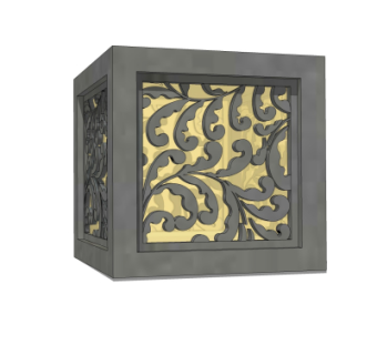 现代草坪灯su模型