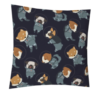 现代布艺抱枕su模型