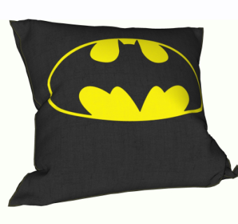 现代布艺抱枕su模型