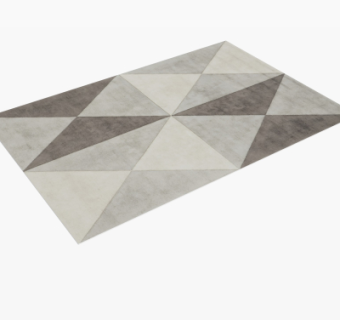 现代布艺地毯su模型