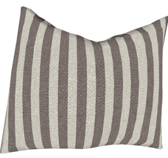 现代布艺抱枕su模型