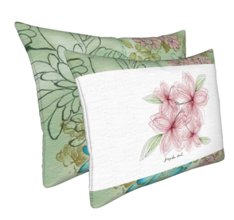 现代布艺抱枕su模型