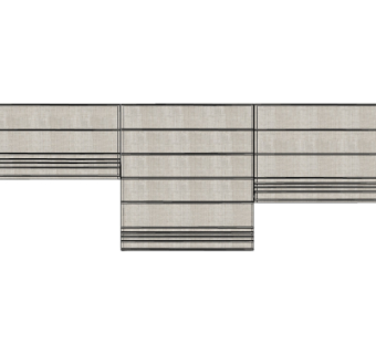 现代卷帘su模型