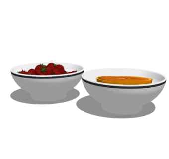 现代水果su模型