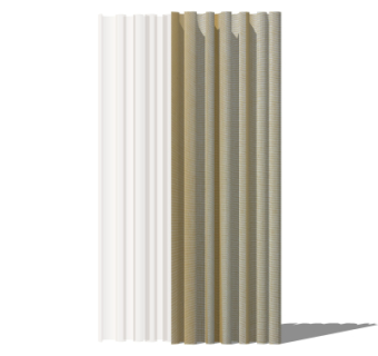 现代窗帘su模型