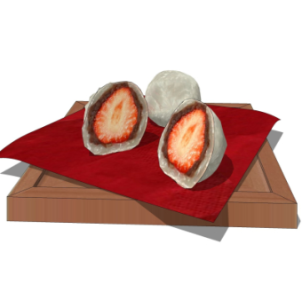 现代水果su模型