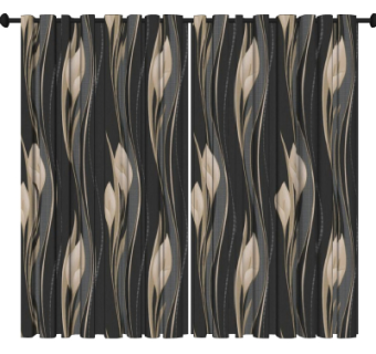 现代窗帘su模型