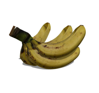 现代水果香蕉su模型