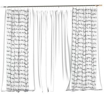 现代窗帘su模型