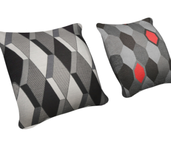 现代布艺抱枕su模型