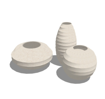 现代陶罐su模型