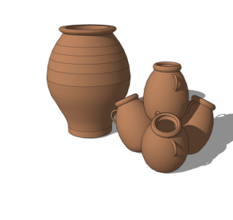 现代陶罐su模型