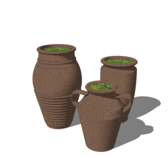 现代陶罐su模型