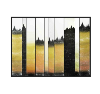 新中式屏风隔断su模型