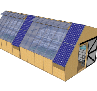 现代温室大棚免费su模型