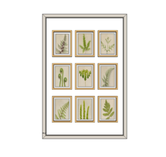 现代挂画相框su模型