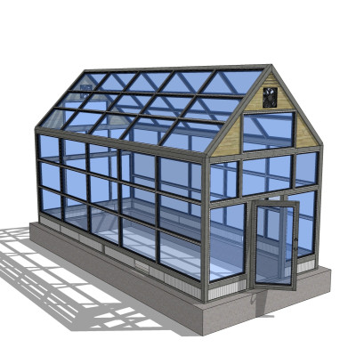 现代温室大棚su模型
