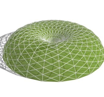 现代温室大棚免费su模型