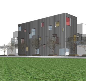 现代幼儿园su模型